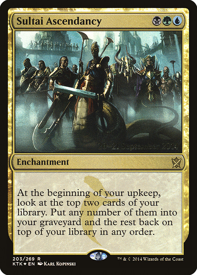 Sultai Ascendancy [Khans of Tarkir Prerelease Promos] - Magic: The Gathering - Card Brawlers | Quebec | Canada |