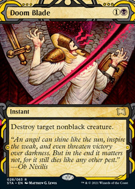 Doom Blade (Foil Etched) [Strixhaven: School of Mages Mystical Archive] - Magic: The Gathering - Card Brawlers | Quebec | Canada |