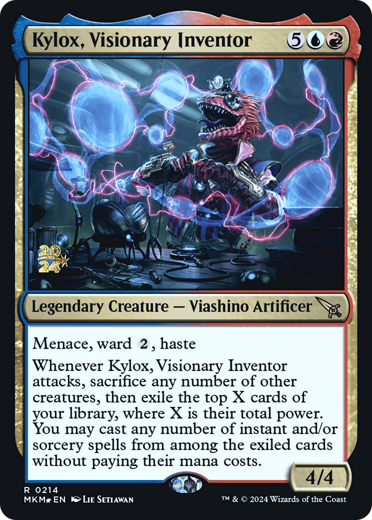 Kylox, Visionary Inventor [Murders at Karlov Manor Prerelease Promos] - Magic: The Gathering - Card Brawlers | Quebec | Canada |
