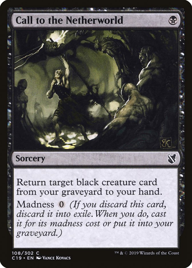 Call to the Netherworld [Commander 2019] - Magic: The Gathering - Card Brawlers | Quebec | Canada |