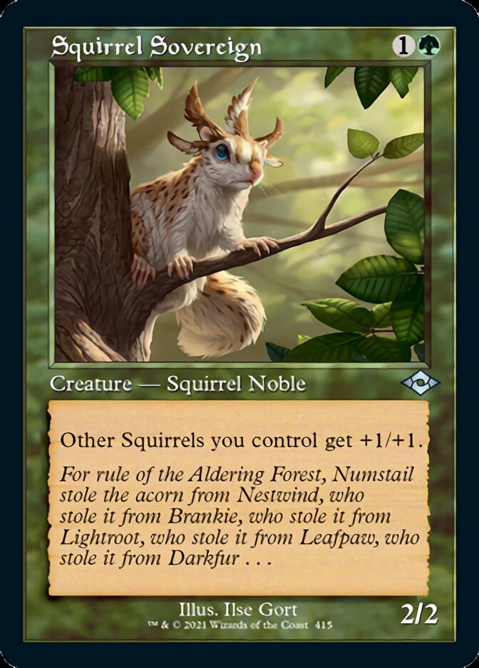 Squirrel Sovereign (Retro Foil Etched) [Modern Horizons 2] - Magic: The Gathering - Card Brawlers | Quebec | Canada |
