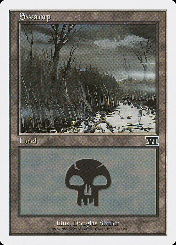 Swamp (341) [Classic Sixth Edition] - Magic: The Gathering - Card Brawlers | Quebec | Canada |