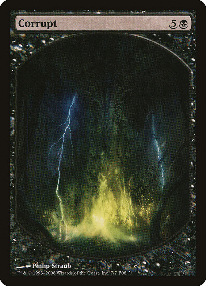 Corrupt [Magic Player Rewards 2008] - Magic: The Gathering - Card Brawlers | Quebec | Canada |