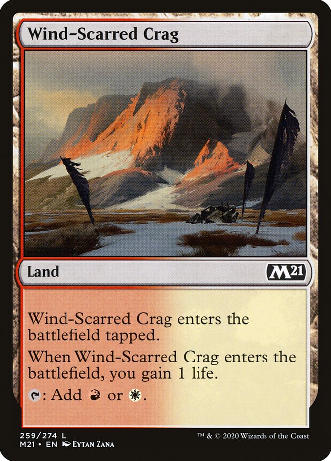 Wind-Scarred Crag [Core Set 2021] - Magic: The Gathering - Card Brawlers | Quebec | Canada |