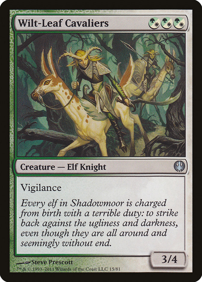 Wilt-Leaf Cavaliers [Duel Decks: Knights vs. Dragons] - Magic: The Gathering - Card Brawlers | Quebec | Canada |