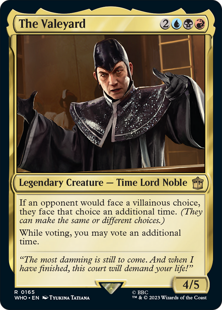The Valeyard [Doctor Who] - Magic: The Gathering - Card Brawlers | Quebec | Canada |