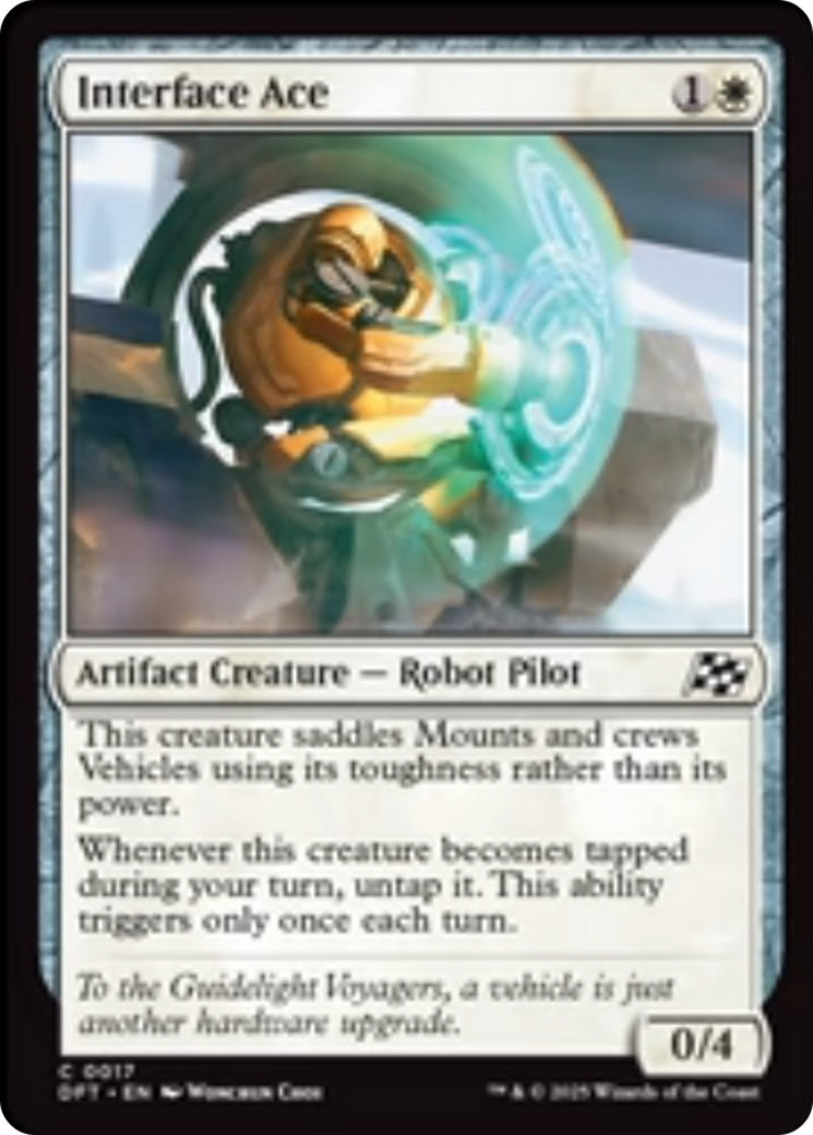 Interface Ace [Aetherdrift] - Magic: The Gathering - Card Brawlers | Quebec | Canada |