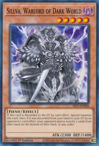 Sillva, Warlord of Dark World [SR13-EN008] Common - Yu-Gi-Oh! - Card Brawlers | Quebec | Canada |