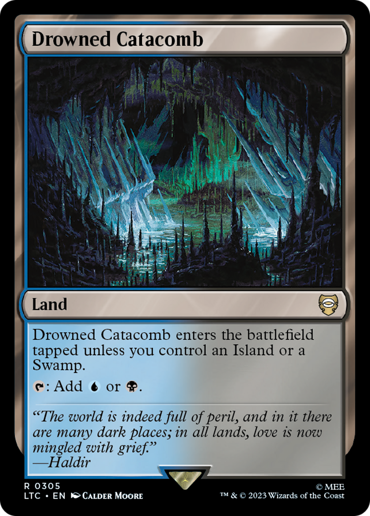 Drowned Catacomb [The Lord of the Rings: Tales of Middle-Earth Commander] - Magic: The Gathering - Card Brawlers | Quebec | Canada |