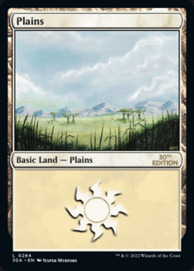Plains (284) [30th Anniversary Edition] - Magic: The Gathering - Card Brawlers | Quebec | Canada |