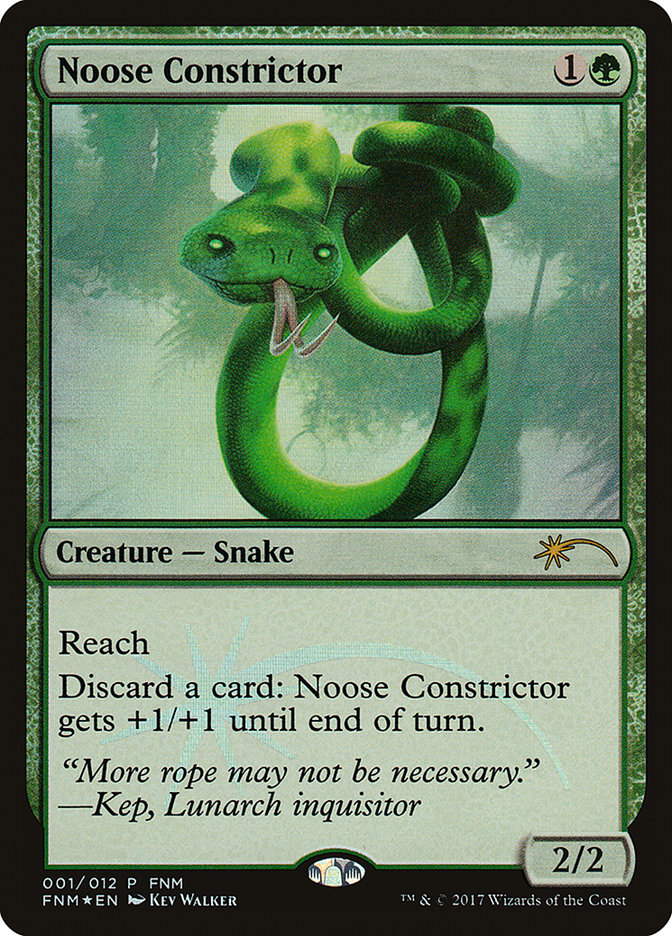Noose Constrictor [Friday Night Magic 2017] - Magic: The Gathering - Card Brawlers | Quebec | Canada |