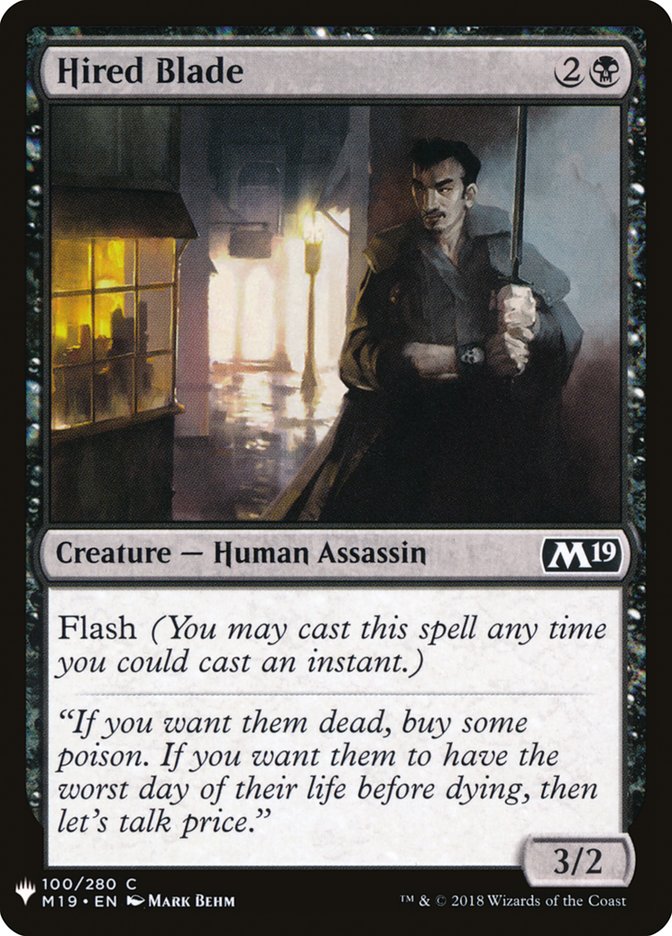 Hired Blade [Mystery Booster] - Magic: The Gathering - Card Brawlers | Quebec | Canada |