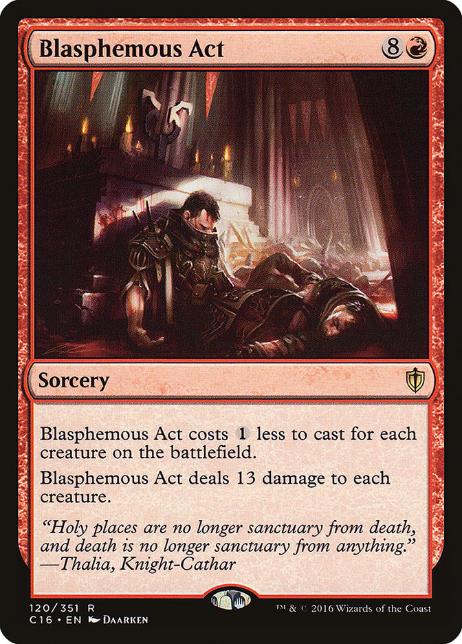 Blasphemous Act [Commander 2016] - Magic: The Gathering - Card Brawlers | Quebec | Canada |