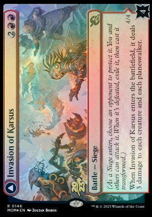 Invasion of Karsus // Refraction Elemental [March of the Machine Prerelease Promos] - Magic: The Gathering - Card Brawlers | Quebec | Canada |