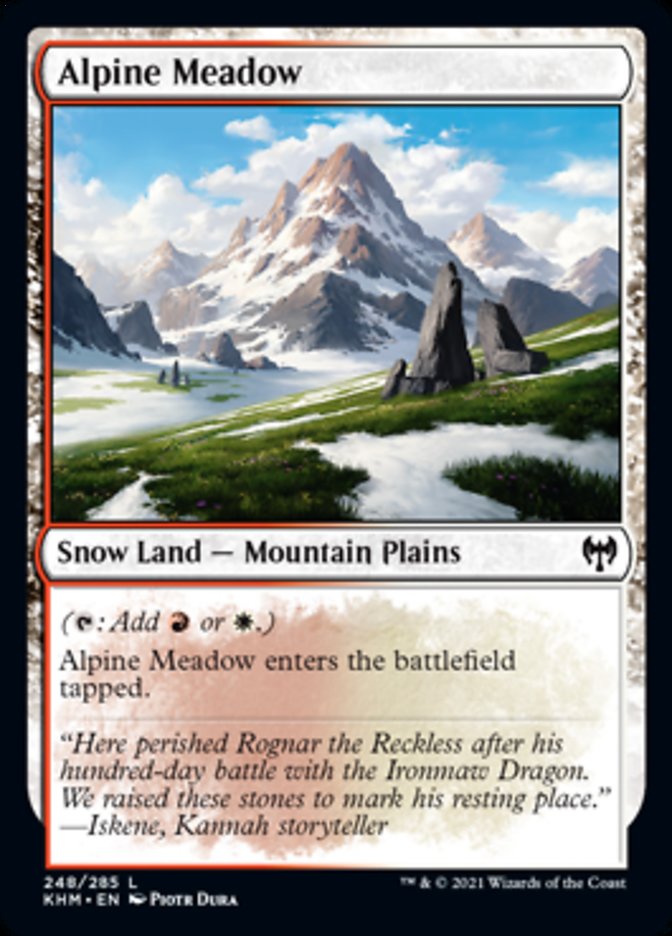Alpine Meadow [Kaldheim] - Magic: The Gathering - Card Brawlers | Quebec | Canada |