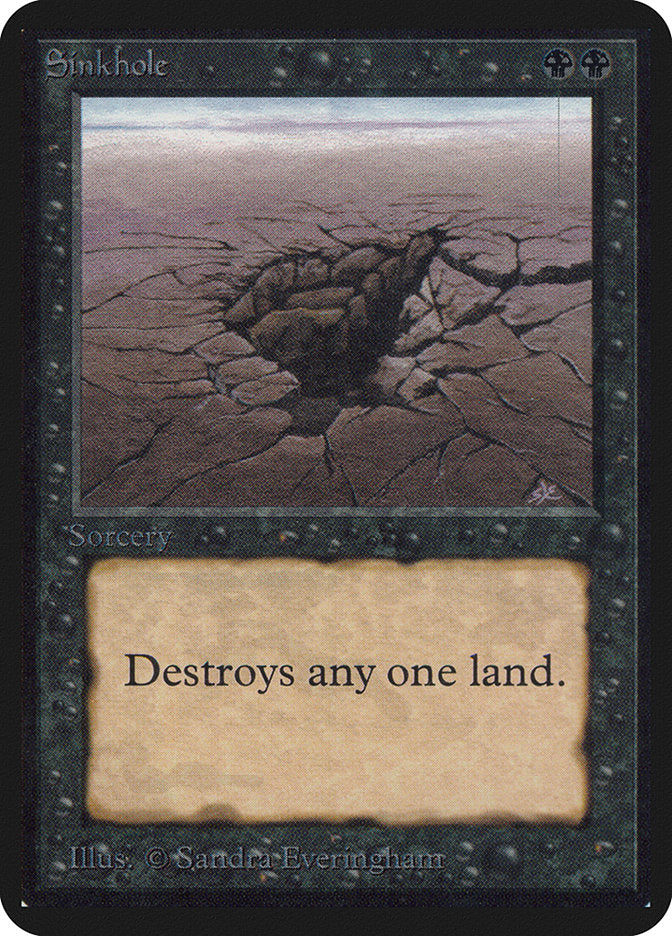 Sinkhole [Alpha Edition] - Magic: The Gathering - Card Brawlers | Quebec | Canada |