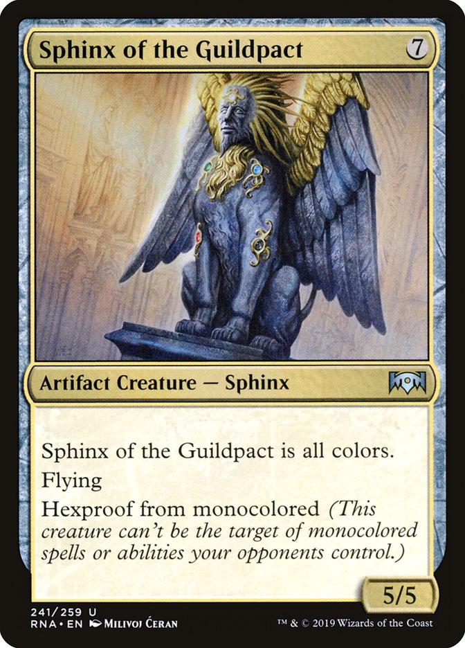 Sphinx of the Guildpact [Ravnica Allegiance] - Magic: The Gathering - Card Brawlers | Quebec | Canada |