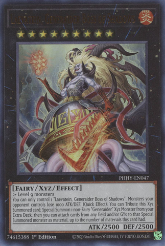 Laevatein, Generaider Boss of Shadows [PHHY-EN047] Ultra Rare - Yu-Gi-Oh! - Card Brawlers | Quebec | Canada |