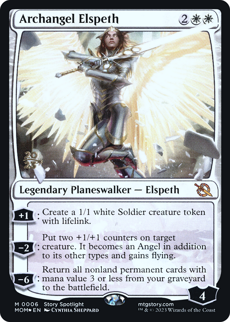 Archangel Elspeth [March of the Machine Prerelease Promos] - Magic: The Gathering - Card Brawlers | Quebec | Canada |