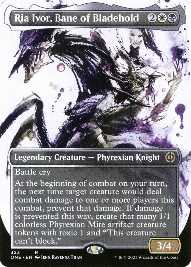 Ria Ivor, Bane of Bladehold (Borderless Ichor) [Phyrexia: All Will Be One] - Magic: The Gathering - Card Brawlers | Quebec | Canada |