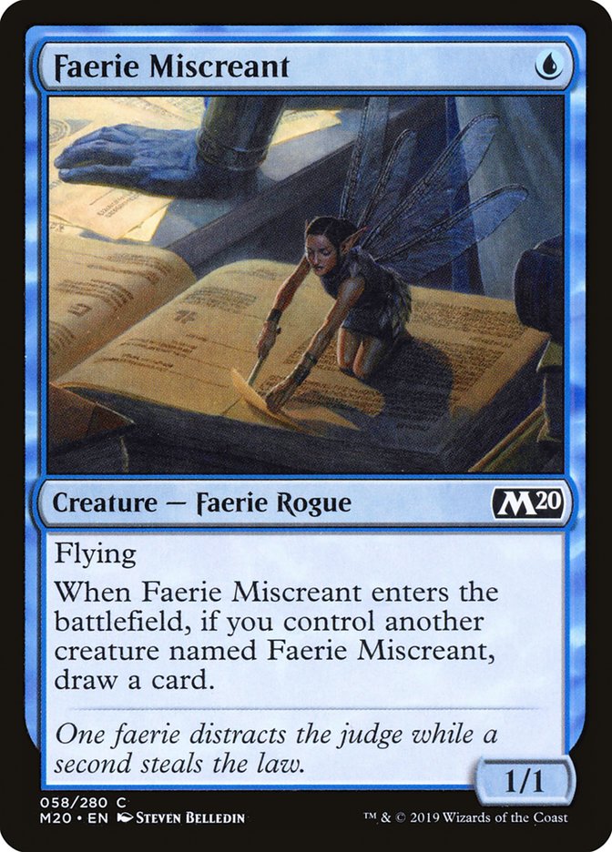 Faerie Miscreant [Core Set 2020] - Magic: The Gathering - Card Brawlers | Quebec | Canada |