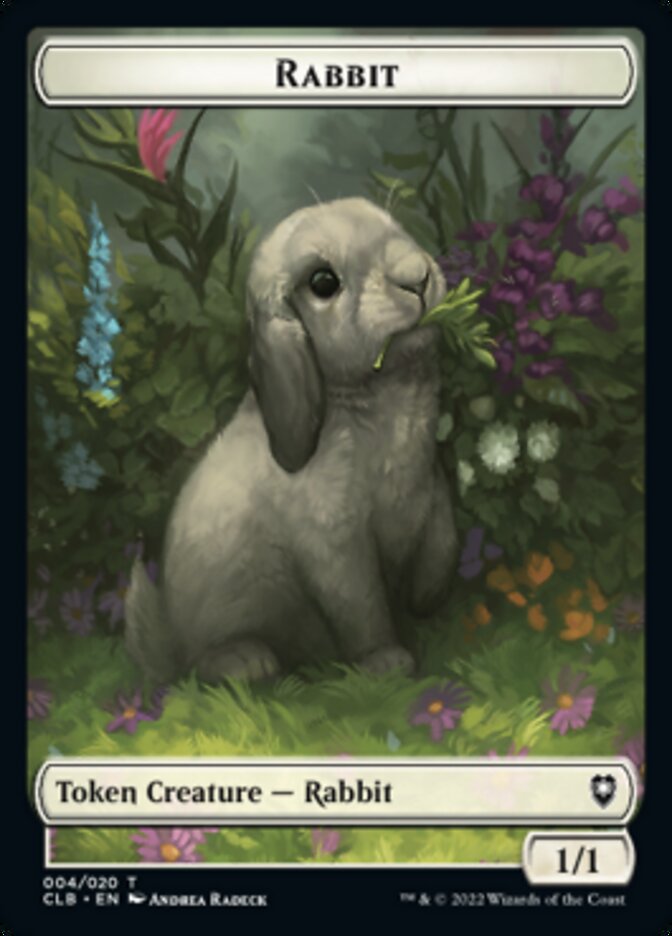 Rabbit Token [Commander Legends: Battle for Baldur's Gate Tokens] - Magic: The Gathering - Card Brawlers | Quebec | Canada |