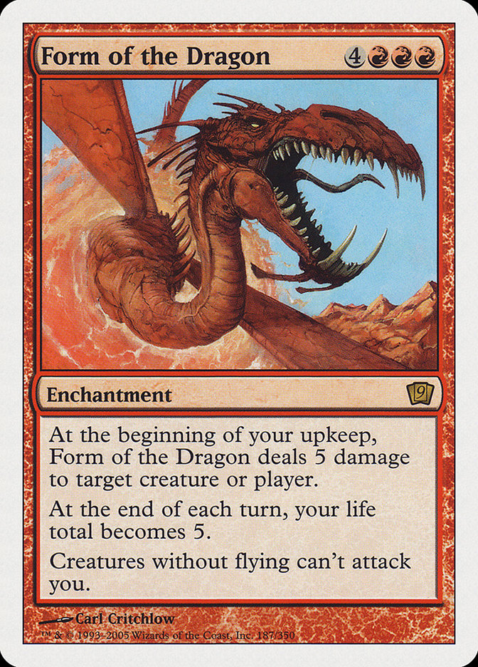 Form of the Dragon [Ninth Edition] - Magic: The Gathering - Card Brawlers | Quebec | Canada |