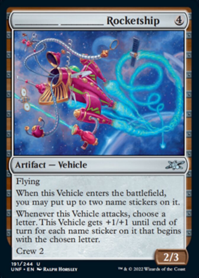 _____ _____ Rocketship [Unfinity] - Magic: The Gathering - Card Brawlers | Quebec | Canada |
