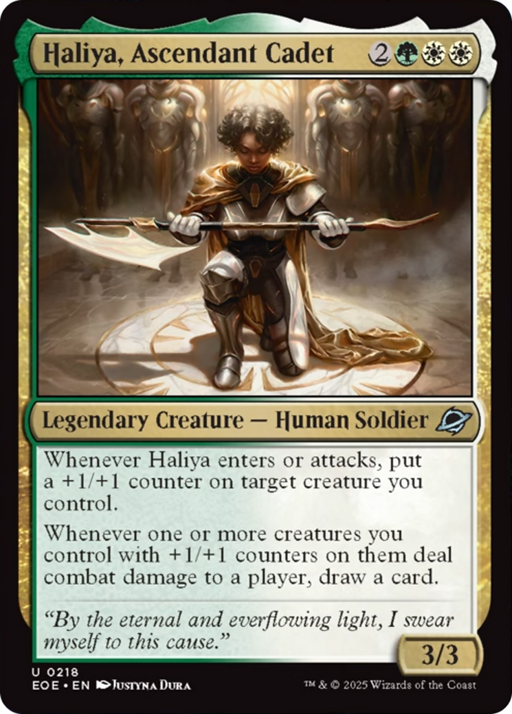Haliya, Ascendant Cadet [Edge of Eternities] - Magic: The Gathering - Card Brawlers | Quebec | Canada |