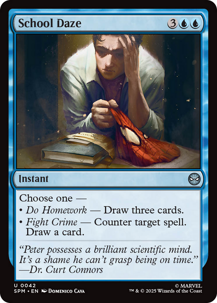 School Daze [Marvel's Spider-Man] - Magic: The Gathering - Card Brawlers | Quebec | Canada |