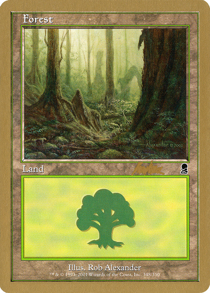 Forest (bk348) (Brian Kibler) [World Championship Decks 2002] - Magic: The Gathering - Card Brawlers | Quebec | Canada |