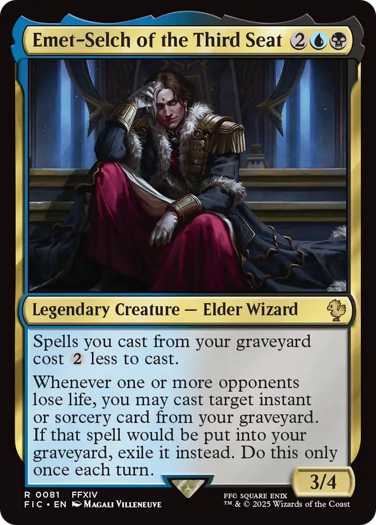 Emet-Selch of the Third Seat [FINAL FANTASY Commander] - Magic: The Gathering - Card Brawlers | Quebec | Canada |