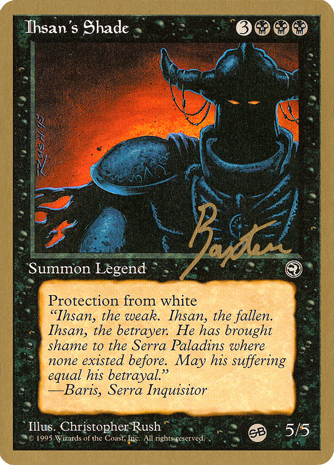 Ihsan's Shade (George Baxter) (SB) [Pro Tour Collector Set] - Magic: The Gathering - Card Brawlers | Quebec | Canada |
