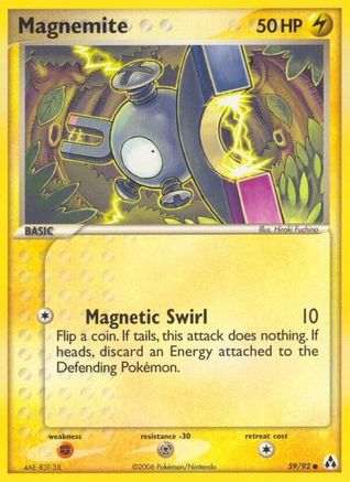 Magnemite (59/92) (Stamped) [EX: Legend Maker] - Pokémon - Card Brawlers | Quebec | Canada |