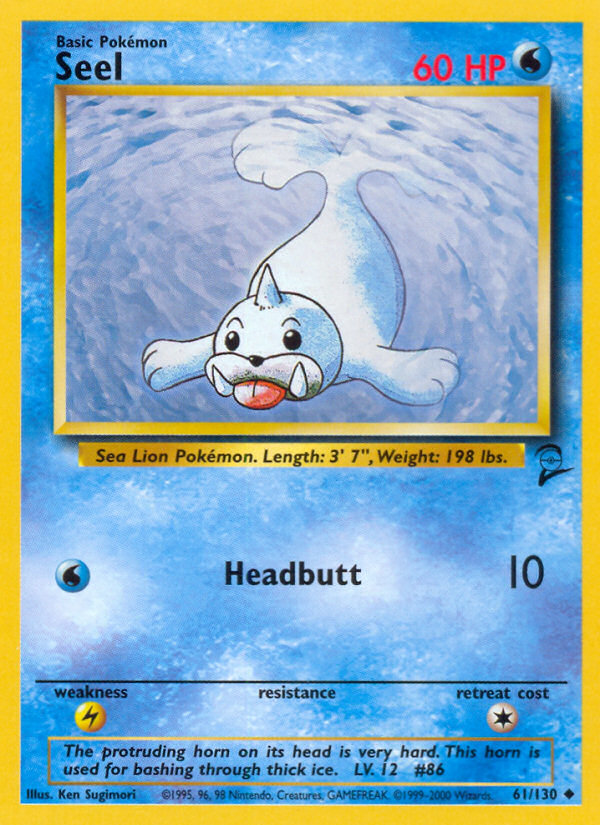 Seel (61/130) [Base Set 2] - Pokémon - Card Brawlers | Quebec | Canada |