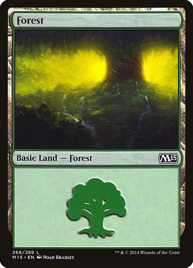 Forest (268) [Magic 2015] - Magic: The Gathering - Card Brawlers | Quebec | Canada |