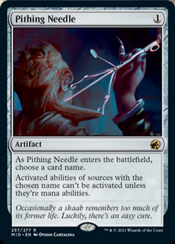 Pithing Needle [Innistrad: Midnight Hunt] - Magic: The Gathering - Card Brawlers | Quebec | Canada |