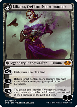 Liliana, Heretical Healer // Liliana, Defiant Necromancer [Commander Collection: Black] - Magic: The Gathering - Card Brawlers | Quebec | Canada |