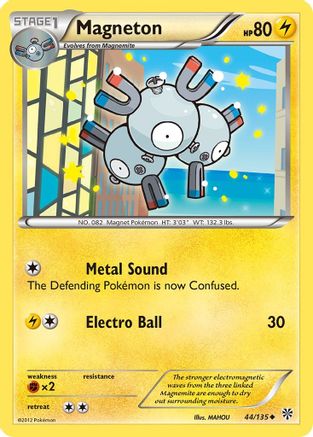 Magneton (44/135) [Black & White: Plasma Storm] - Pokémon - Card Brawlers | Quebec | Canada |