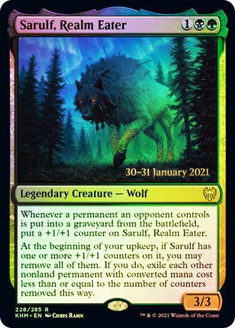 Sarulf, Realm Eater [Kaldheim Prerelease Promos] - Magic: The Gathering - Card Brawlers | Quebec | Canada |