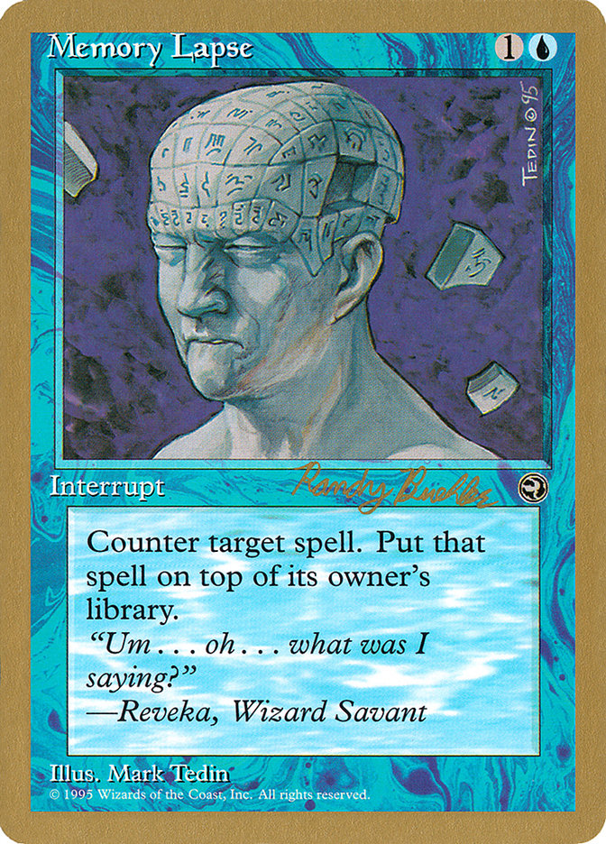Memory Lapse (Randy Buehler) [World Championship Decks 1998] - Magic: The Gathering - Card Brawlers | Quebec | Canada |