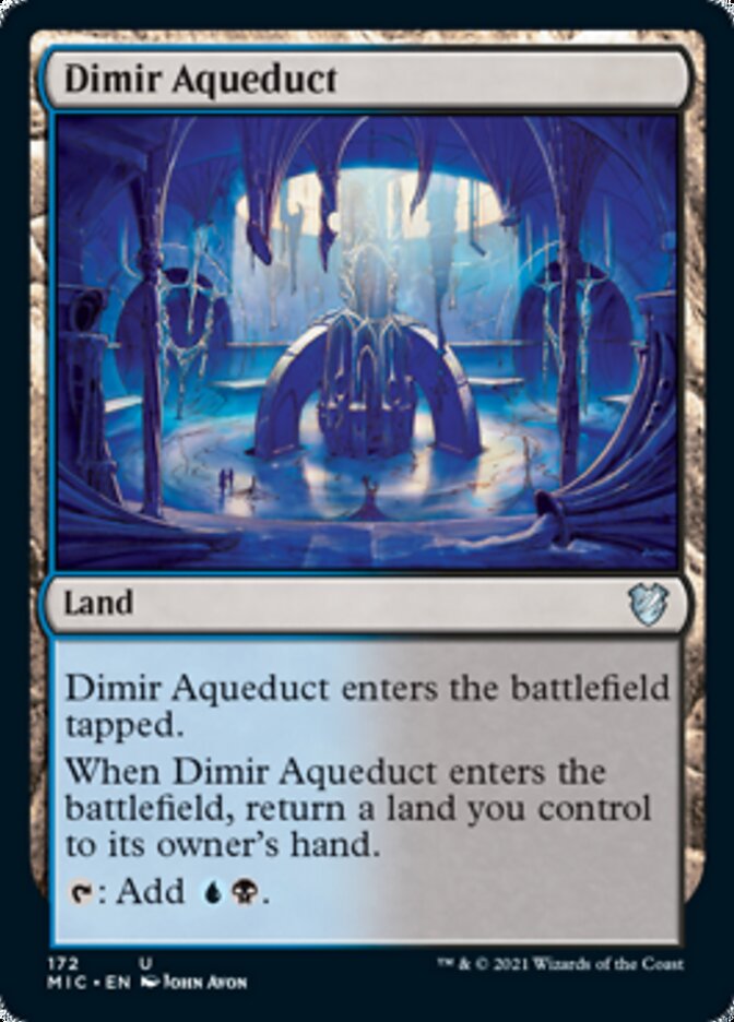 Dimir Aqueduct [Innistrad: Midnight Hunt Commander] - Magic: The Gathering - Card Brawlers | Quebec | Canada |