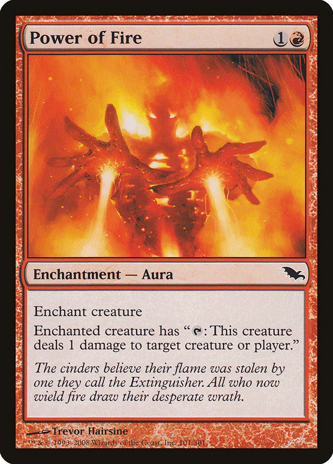 Power of Fire [Shadowmoor] - Magic: The Gathering - Card Brawlers | Quebec | Canada |