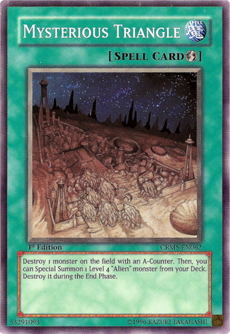Mysterious Triangle [CRMS-EN062] Common - Yu-Gi-Oh! - Card Brawlers | Quebec | Canada |