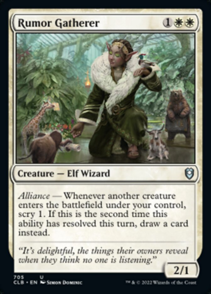 Rumor Gatherer [Commander Legends: Battle for Baldur's Gate] - Magic: The Gathering - Card Brawlers | Quebec | Canada |