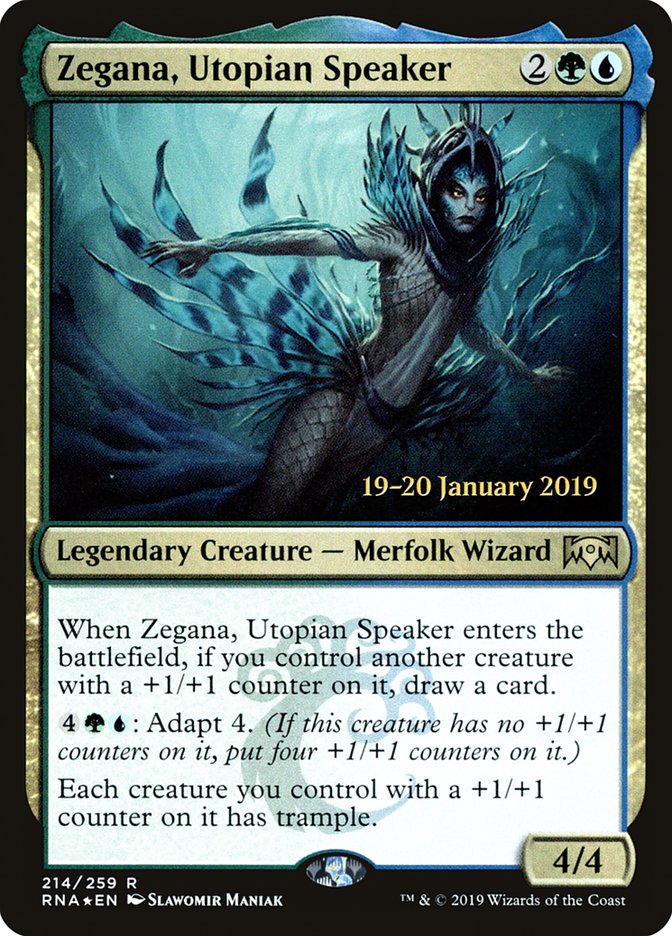 Zegana, Utopian Speaker [Ravnica Allegiance Prerelease Promos] - Magic: The Gathering - Card Brawlers | Quebec | Canada |