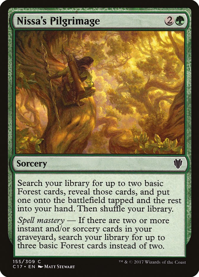 Nissa's Pilgrimage [Commander 2017] - Magic: The Gathering - Card Brawlers | Quebec | Canada |