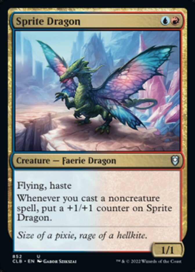 Sprite Dragon [Commander Legends: Battle for Baldur's Gate] - Magic: The Gathering - Card Brawlers | Quebec | Canada |
