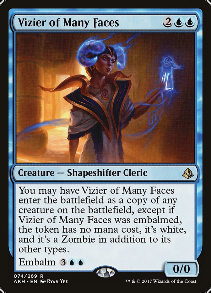 Vizier of Many Faces [Amonkhet] - Magic: The Gathering - Card Brawlers | Quebec | Canada |