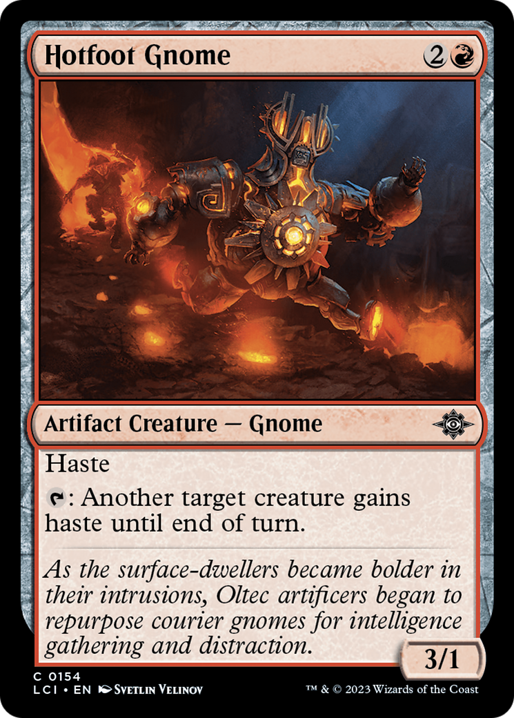 Hotfoot Gnome [The Lost Caverns of Ixalan] - Magic: The Gathering - Card Brawlers | Quebec | Canada |